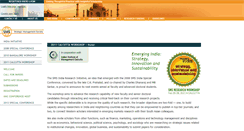 Desktop Screenshot of india2011.strategicmanagement.net